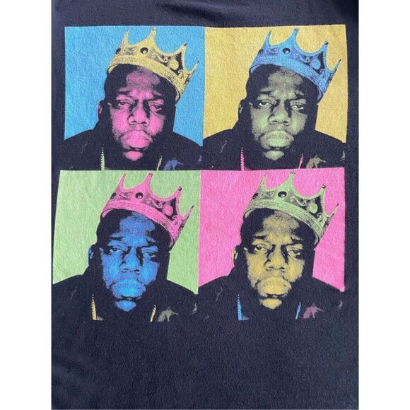 Notorious B.I.G. Warhol Print T Shirt Men’s Small - Picture 2 of 3